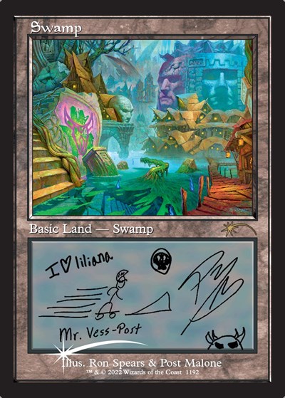 Swamp (Post Malone) (Secret Lair) Near Mint