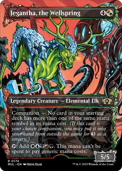Jegantha, the Wellspring (Halo Foil) (March of the Machine: Multiverse Legends) Near Mint