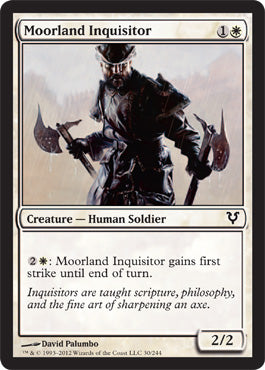 Moorland Inquisitor (Avacyn Restored) Near Mint Foil