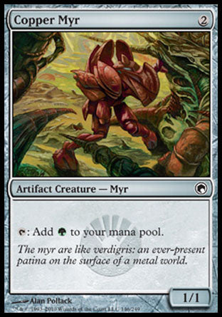 Copper Myr (Scars of Mirrodin) Near Mint Foil