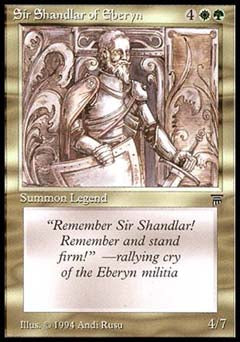 Sir Shandlar of Eberyn (Legends) Light Play