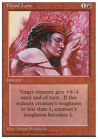Blood Lust (4th Edition) Near Mint