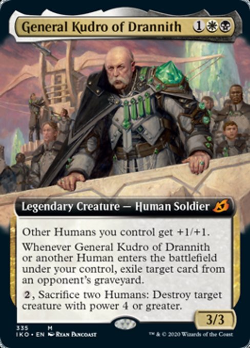 General Kudro Of Drannith (Extended Art) (Ikoria: Lair of Behemoths) Near Mint
