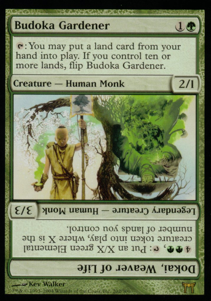 Budoka Gardener (Champions of Kamigawa) Near Mint Foil