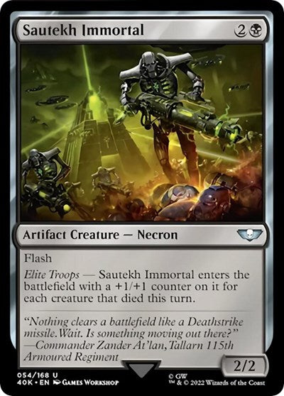 Sautekh Immortal (Surge Foil) (Universes Beyond: Warhammer 40K) Near Mint