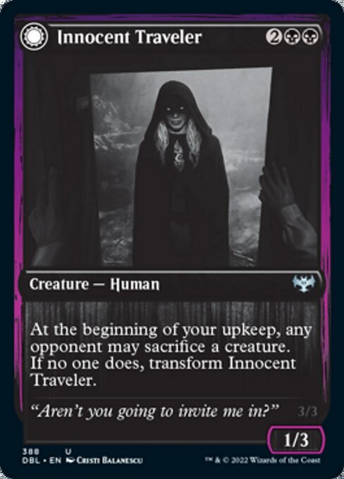 Innocent Traveler / Malicious Invader (Innistrad: Double Feature) Near Mint