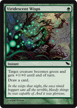 Viridescent Wisps (Shadowmoor) Near Mint Foil