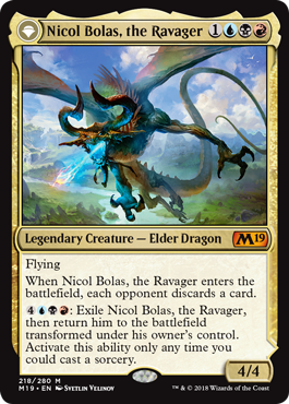 Nicol Bolas, the Ravager (Magic 2019 Core Set) Near Mint Foil