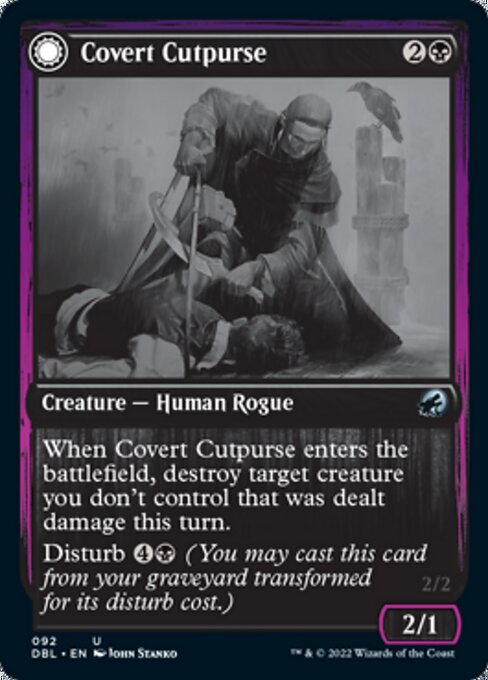 Covert Cutpurse / Covetous Geist (Innistrad: Double Feature) Near Mint