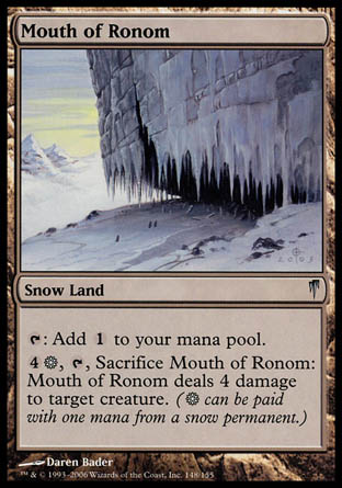 Mouth of Ronom (Coldsnap) Near Mint Foil