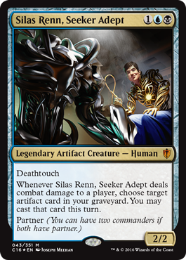 Silas Renn, Seeker Adept (Commander 2016 Edition) Near Mint Foil