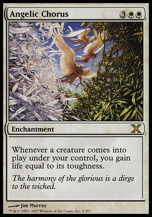 Angelic Chorus (10th Edition) Near Mint Foil