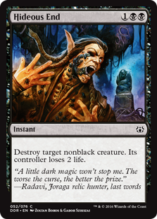 Hideous End (Duel Decks: Nissa vs Ob Nixilis) Near Mint