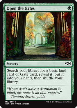 Open the Gates (Ravnica Allegiance) Near Mint Foil