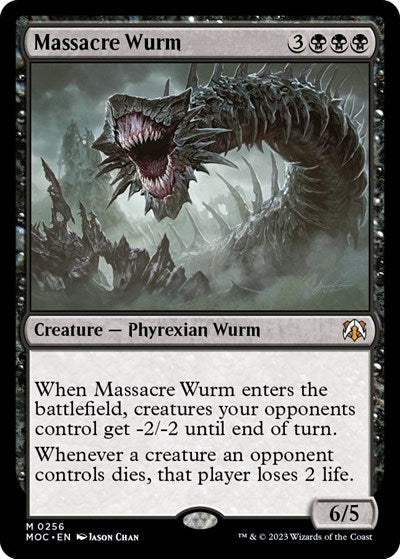Massacre Wurm (Commander: March of the Machine) Near Mint