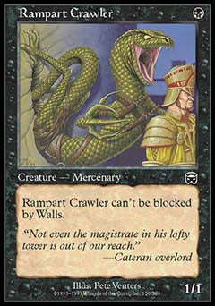 Rampart Crawler (Mercadian Masques) Near Mint