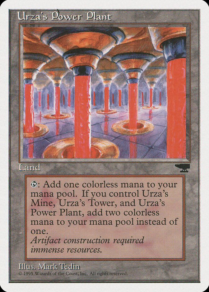 Urza's Power Plant (Columns) (Chronicles) Light Play