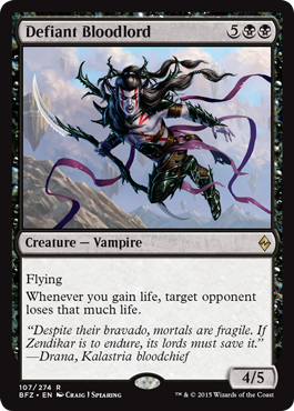 Defiant Bloodlord (Battle for Zendikar) Near Mint