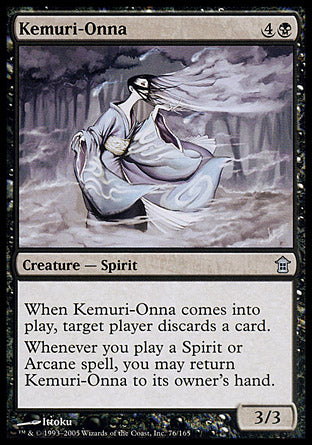 Kemuri-Onna (Saviors of Kamigawa) Near Mint Foil