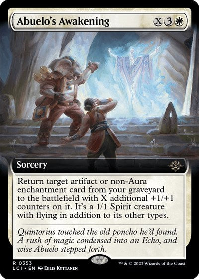 Abuelo's Awakening (Extended Art) (The Lost Caverns of Ixalan) Near Mint