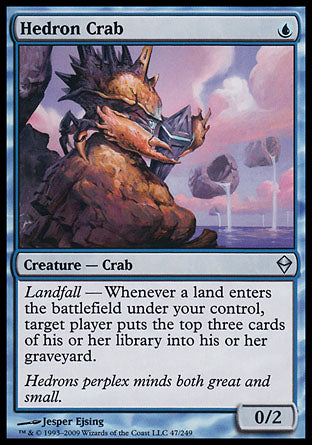 Hedron Crab (Zendikar) Near Mint Foil