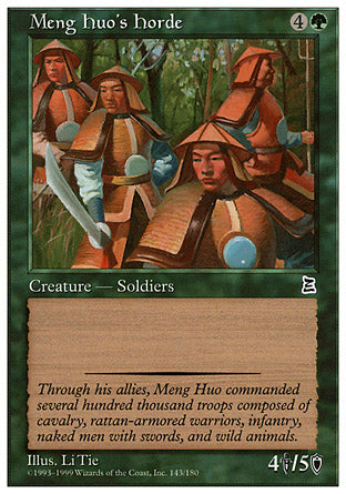Meng Huo's Horde (Portal Three Kingdoms) Near Mint Chinese