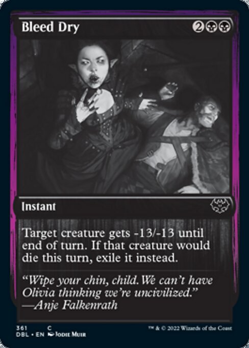 Bleed Dry (Innistrad: Double Feature) Near Mint