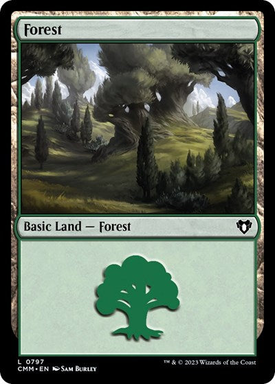 Forest (0797) (Commander Masters) Near Mint