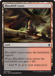 Bloodfell Caves (Khans of Tarkir) Near Mint Foil