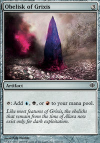 Obelisk of Grixis (Shards of Alara) Near Mint Foil