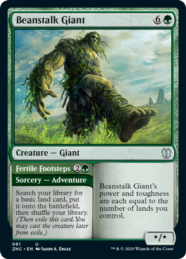 Beanstalk Giant (Commander 2020 Zendikar Rising) Near Mint