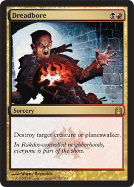 Dreadbore (Return to Ravnica) Near Mint Foil