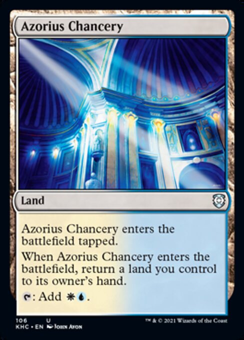 Azorius Chancery (Commander 2021 Kaldheim) Near Mint