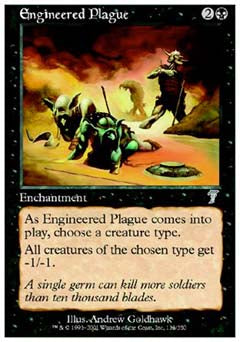 Engineered Plague (7th Edition) Light Play