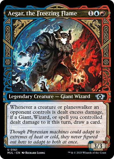 Aegar, the Freezing Flame (Halo Foil) (March of the Machine: Multiverse Legends) Near Mint