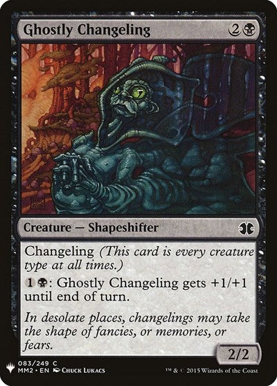 Ghostly Changeling (Mystery Booster) Near Mint