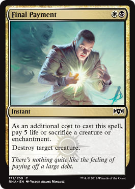 Final Payment (Ravnica Allegiance) Near Mint Foil