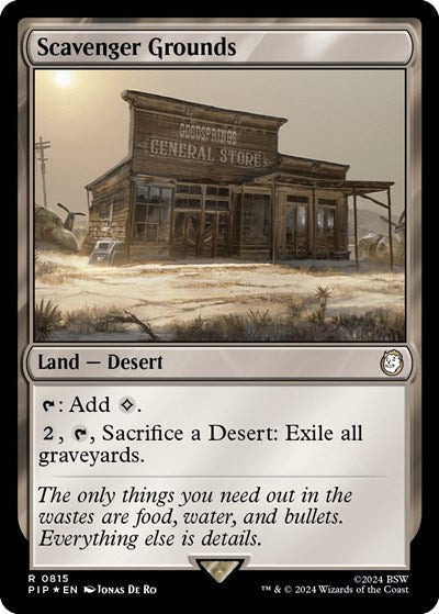 Scavenger Grounds (Surge Foil) (Universes Beyond: Fallout) Near Mint