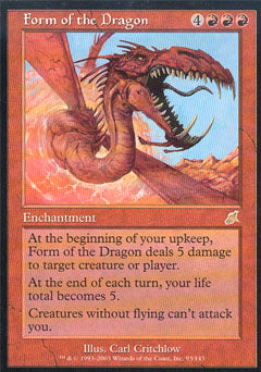 Form of the Dragon (Scourge) Near Mint Foil