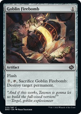 Goblin Firebomb (The Brothers' War) Near Mint