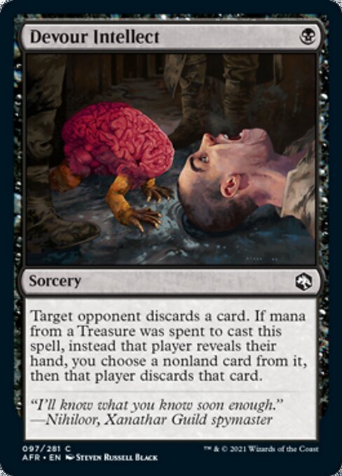 Devour Intellect (Adventures in the Forgotten Realms) Near Mint Foil