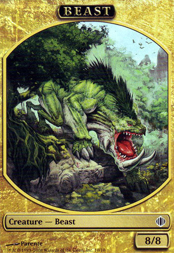 Beast Token (Shards of Alara) Light Play Japanese