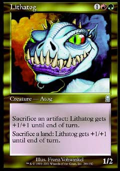 Lithatog (Odyssey) Near Mint Foil