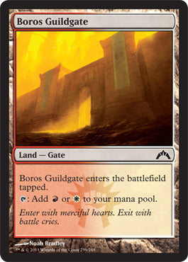 Boros Guildgate (Gatecrash) Near Mint Foil