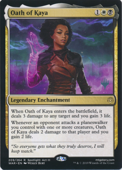 Oath of Kaya (Promo Pack) Near Mint
