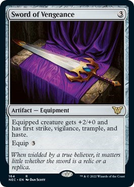 Sword of Vengeance (Commander: Kamigawa: Neon Dynasty) Near Mint