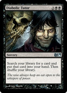Diabolic Tutor (Magic 2010 Core Set) Near Mint Foil