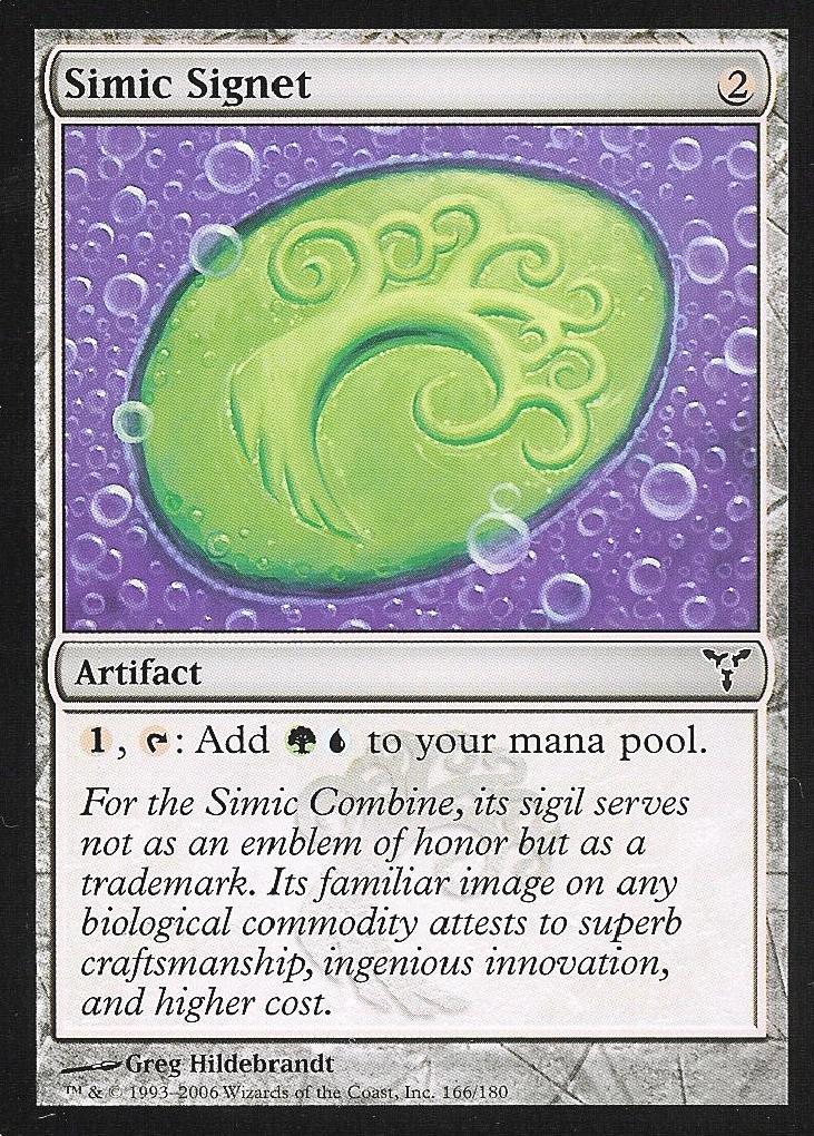 Simic Signet (Dissension) Near Mint Foil