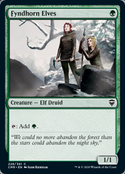 Fyndhorn Elves (Commander Legends) Near Mint