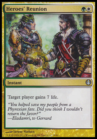 Heroes' Reunion (Duel Decks: Knights vs Dragons) Near Mint